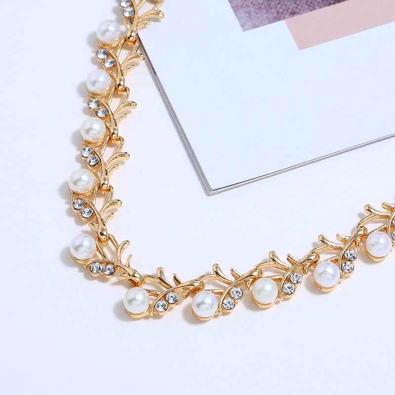 Gold-Plated Pearl Pendant Necklace β Long Sweater Chain for Modern Women