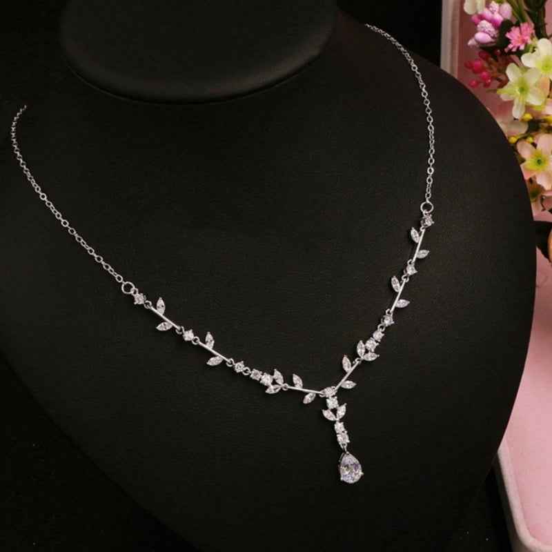 Juliette Bridal Jewelry Set - Elegant Necklace & Earring Bridal Set