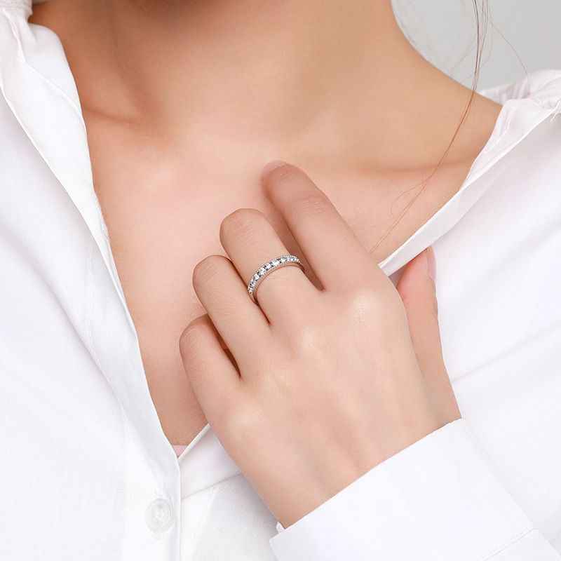 925 Sterling Silver Open Ring | Adjustable Hollow Geometric Statement Design | Gold Plated Artificial Diamond Fashion Ring for Women