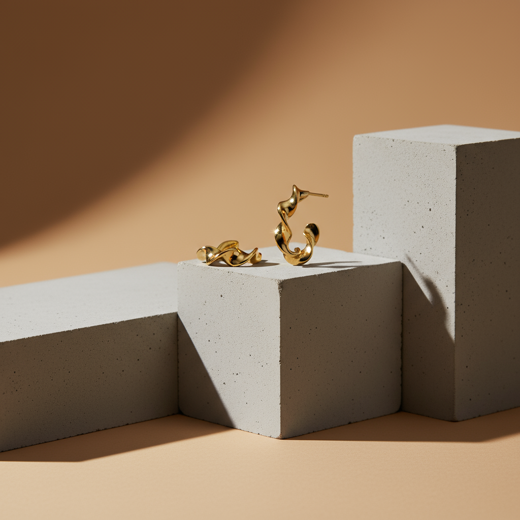 Vintage-Inspired Earrings β S925 Sterling Silver with 18K Gold Plating, Women's Classic Jewelry - Eterna