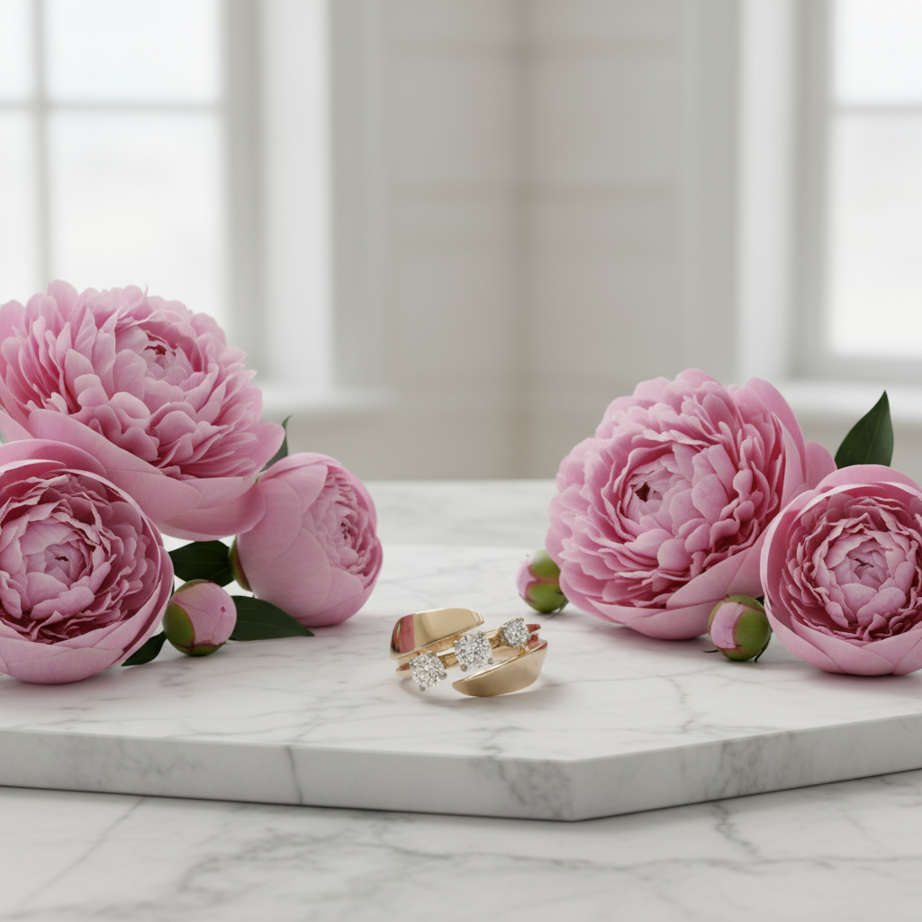 Creative Gold Party Ring β Unisex Micro Inlay Zinc Alloy Statement Jewelry | Fashion-Forward Artistic Design - Eterna