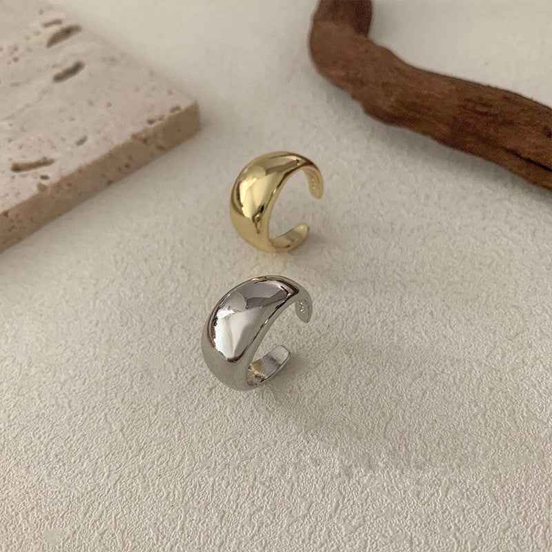 Vintage Circle Chain Tail Ring - Adjustable Crown Pinky Ring | Unisex Trendy Jewelry