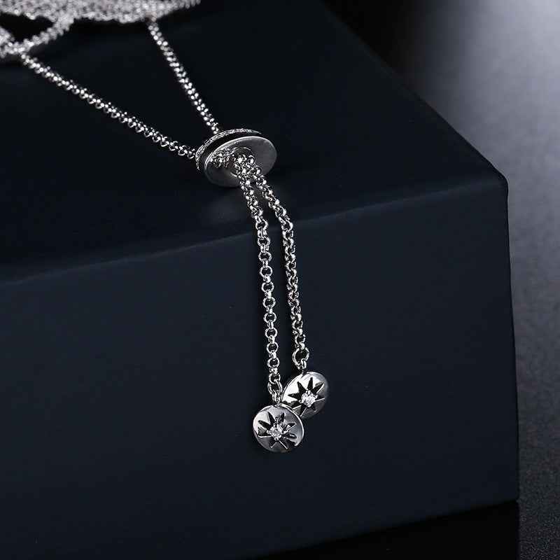 Feather Motif Sterling Silver Bracelet with White Gold Finish - Versatile Fashionable Design