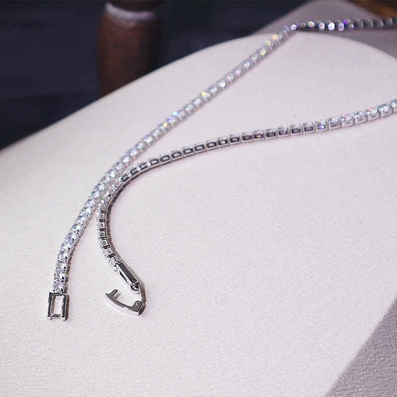 Dark Green Gemstone Jewelry Set – Elegant Simple Pendant Necklace & Matching Earrings