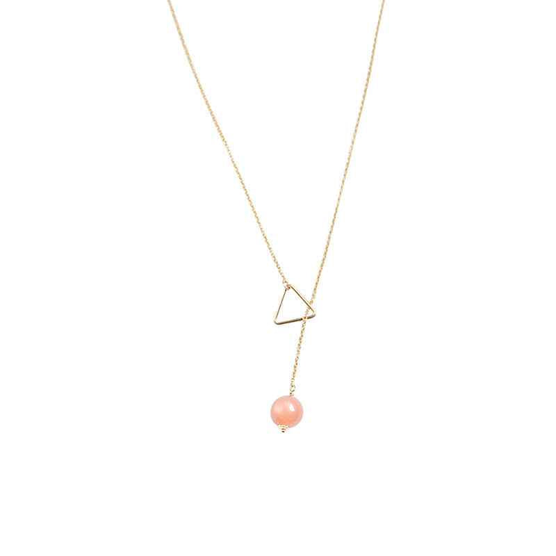 Minimalist Sun Pendant Necklace in Sterling Silver with 45cm Chain for Everyday Elegance