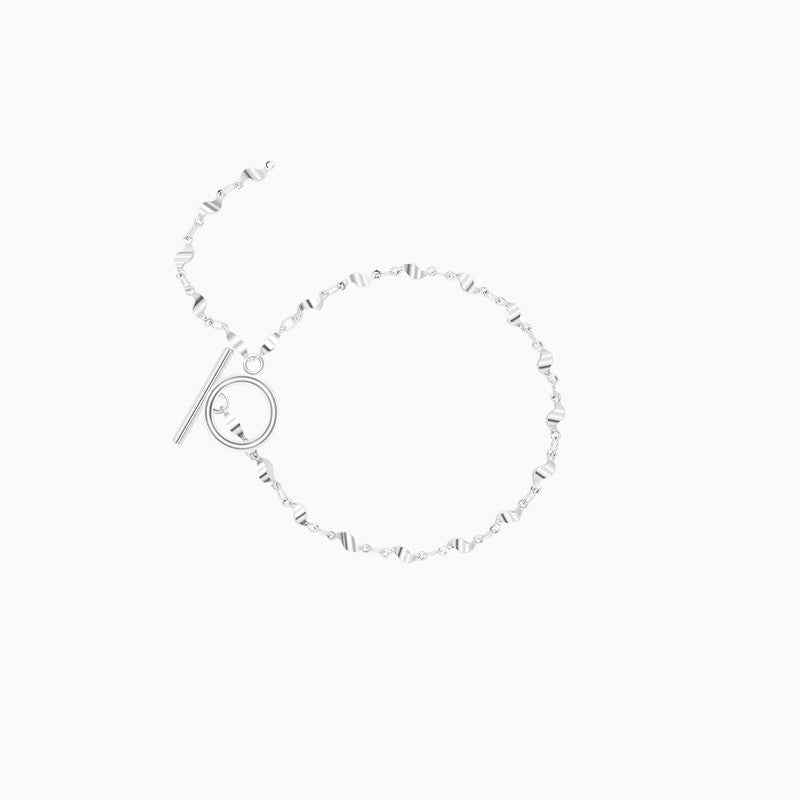 Minimalist Silver-Plated Bracelet – High-Sense Original Designer Hand Ornament