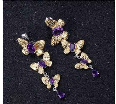 Amethyst Flutter Collection - Elegant Amethyst Flutter Jewelry