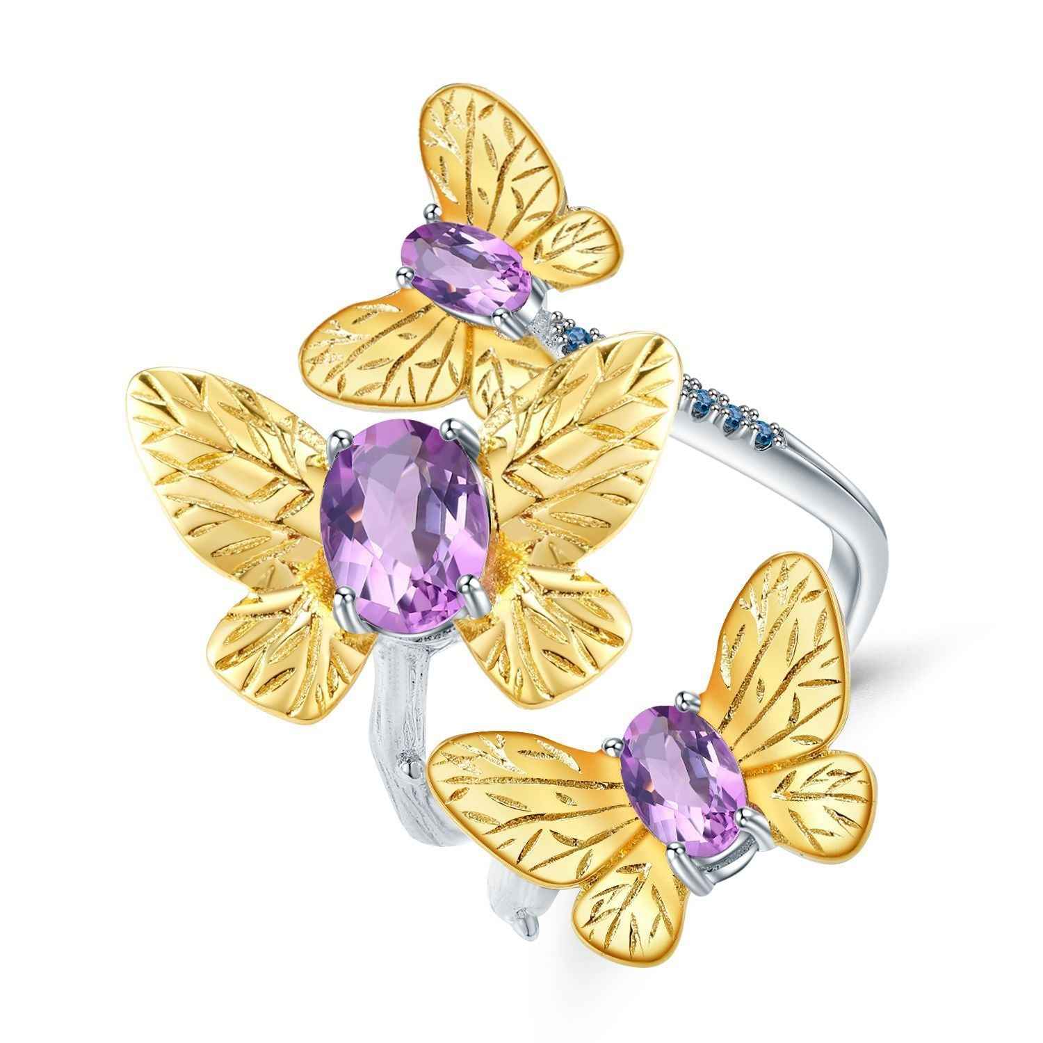 Amethyst Flutter Collection - Elegant Amethyst Flutter Jewelry