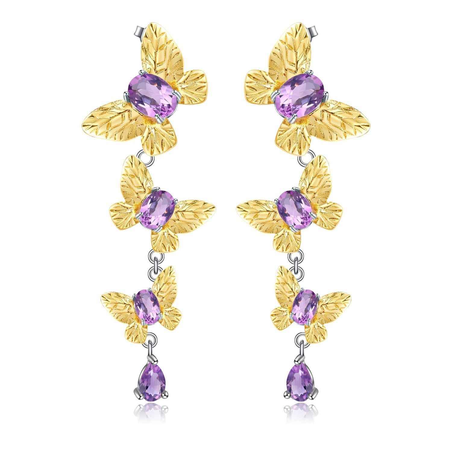 Amethyst Flutter Collection - Elegant Amethyst Flutter Jewelry