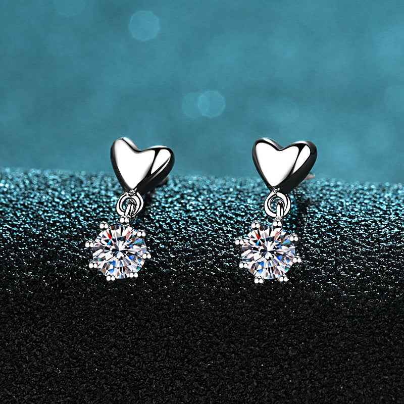 Geometric Emerald-Inspired Gold-Plated 925 Sterling Silver French Double-Sided Earrings for Modern Women