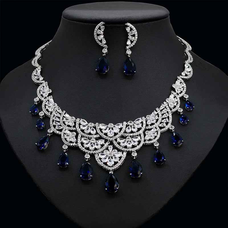 Grand Banquet CZ Jewelry Set - Elegant and Dazzling Accessories for Any Occasion