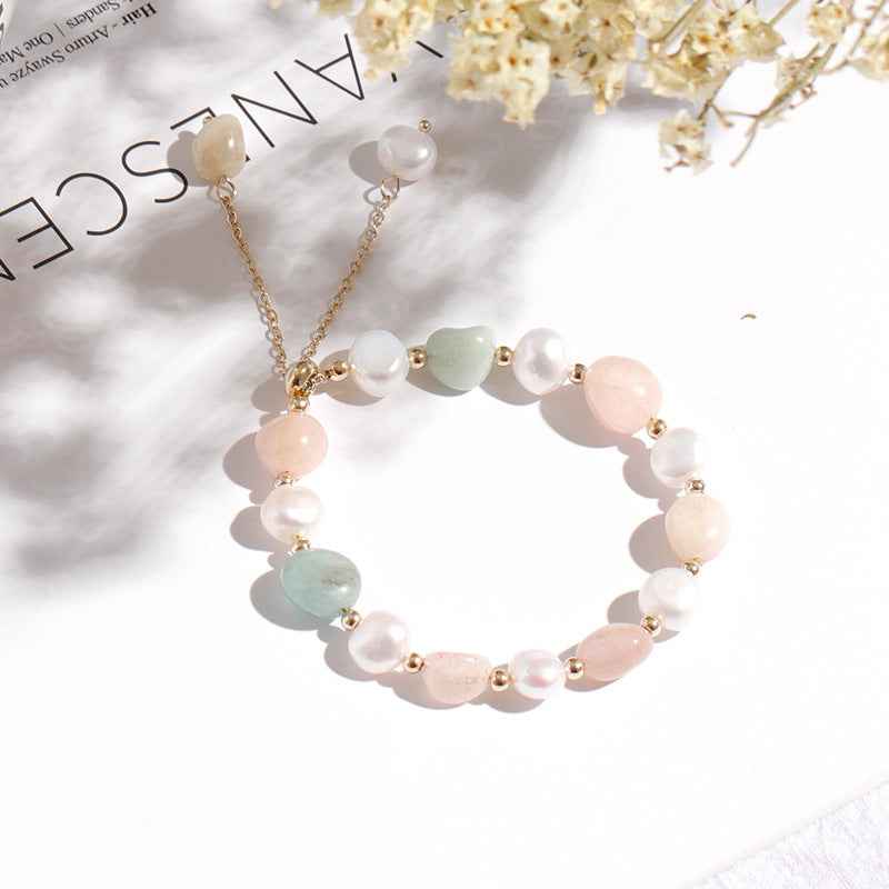Elegant Moonstone Pearl Adjustable Bracelet - Minimalist Luxury in Multiple Styles