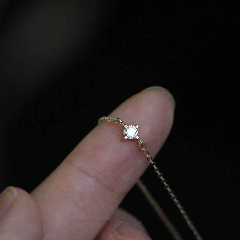 Sterling Silver Zircon Bracelet - Super Versatile Korean Style for Everyday Elegance