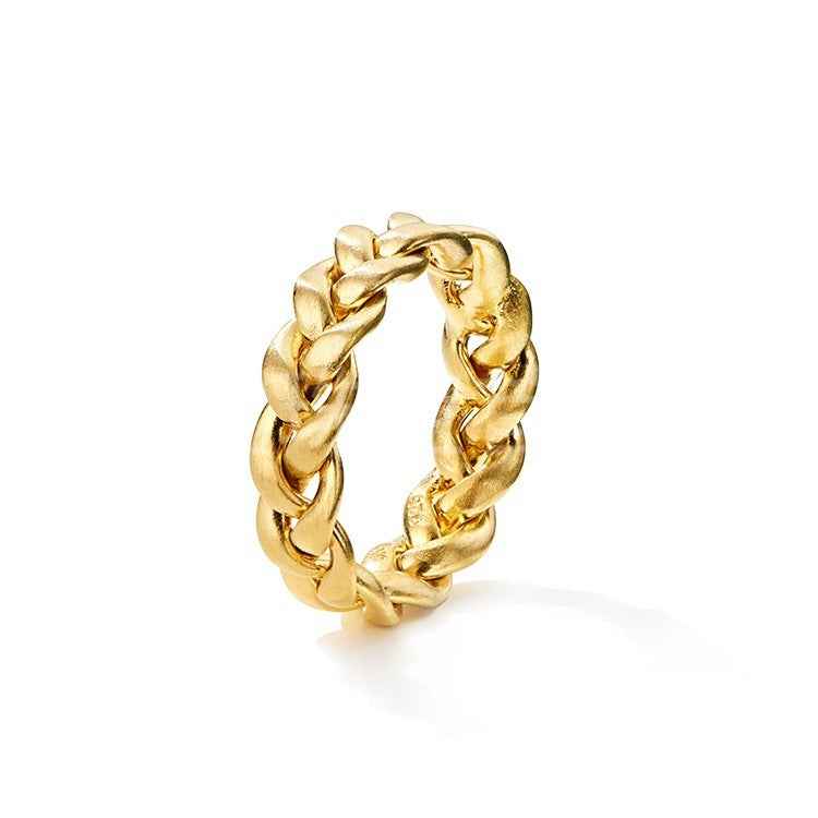 Braided Gold Plated Ring - A Stylish and Elegant Statement Accessory
