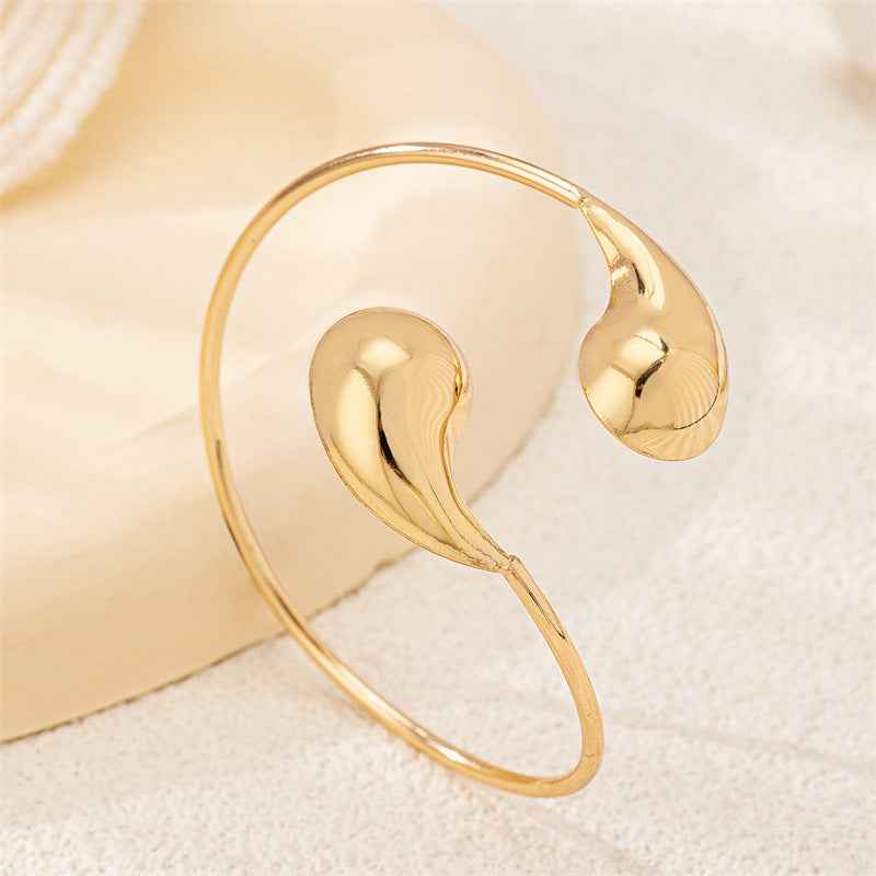 Versatile Water Drop Bracelet – Creative Minimalist Zinc Alloy, All-Match Everyday Style