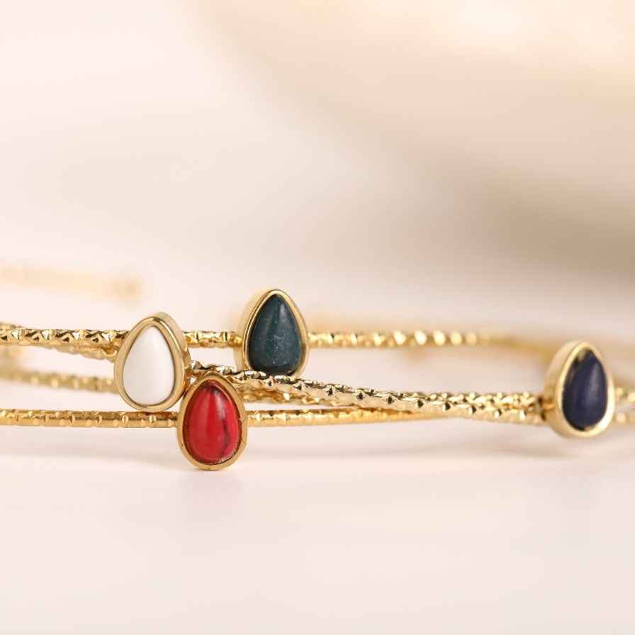 French Style Stainless Steel Bracelet - Versatile European/American Design in 4 Colors