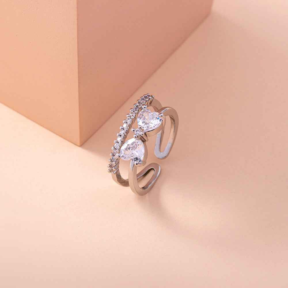 Adjustable Bow Knot Ring - Personalized Open Band | Women's European & American Fashion Jewelry