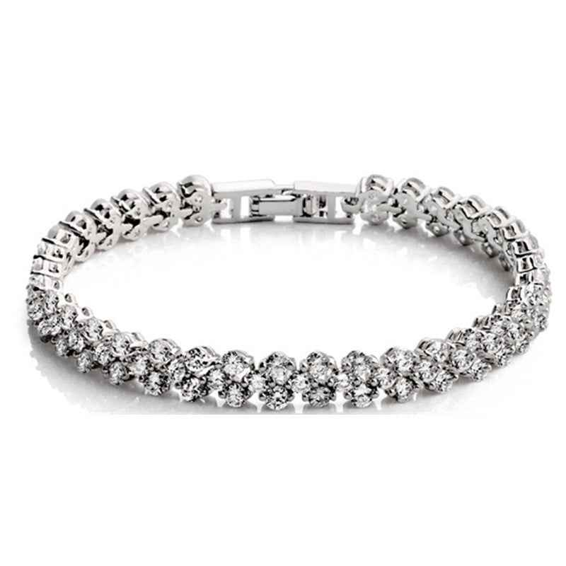 Round Cut CZ Tennis Bracelet in S925 Sterling Silver - Elegant and Timeless Jewelry