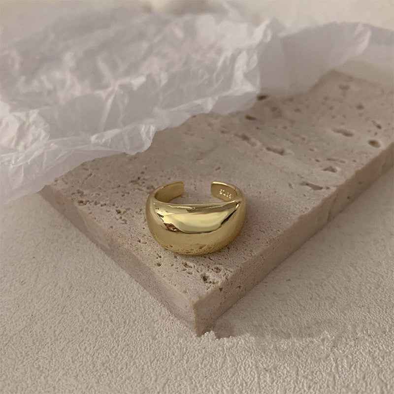 Vintage Circle Chain Tail Ring - Adjustable Crown Pinky Ring | Unisex Trendy Jewelry