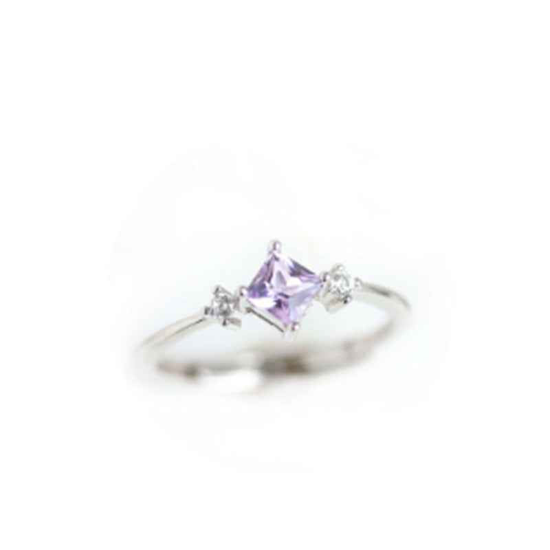 Lilac Princess Silver Ring - Elegant Sterling Silver Jewelry for Every Occasion