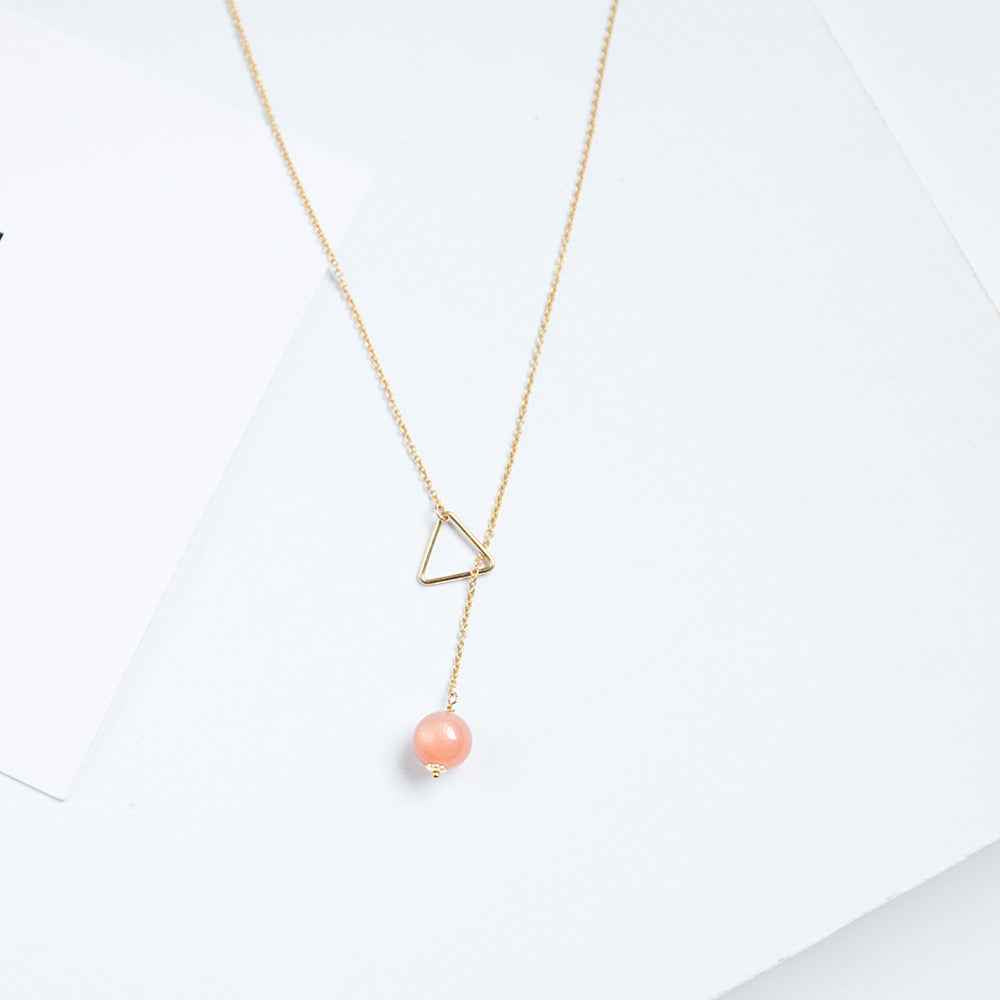 Minimalist Sun Pendant Necklace in Sterling Silver with 45cm Chain for Everyday Elegance