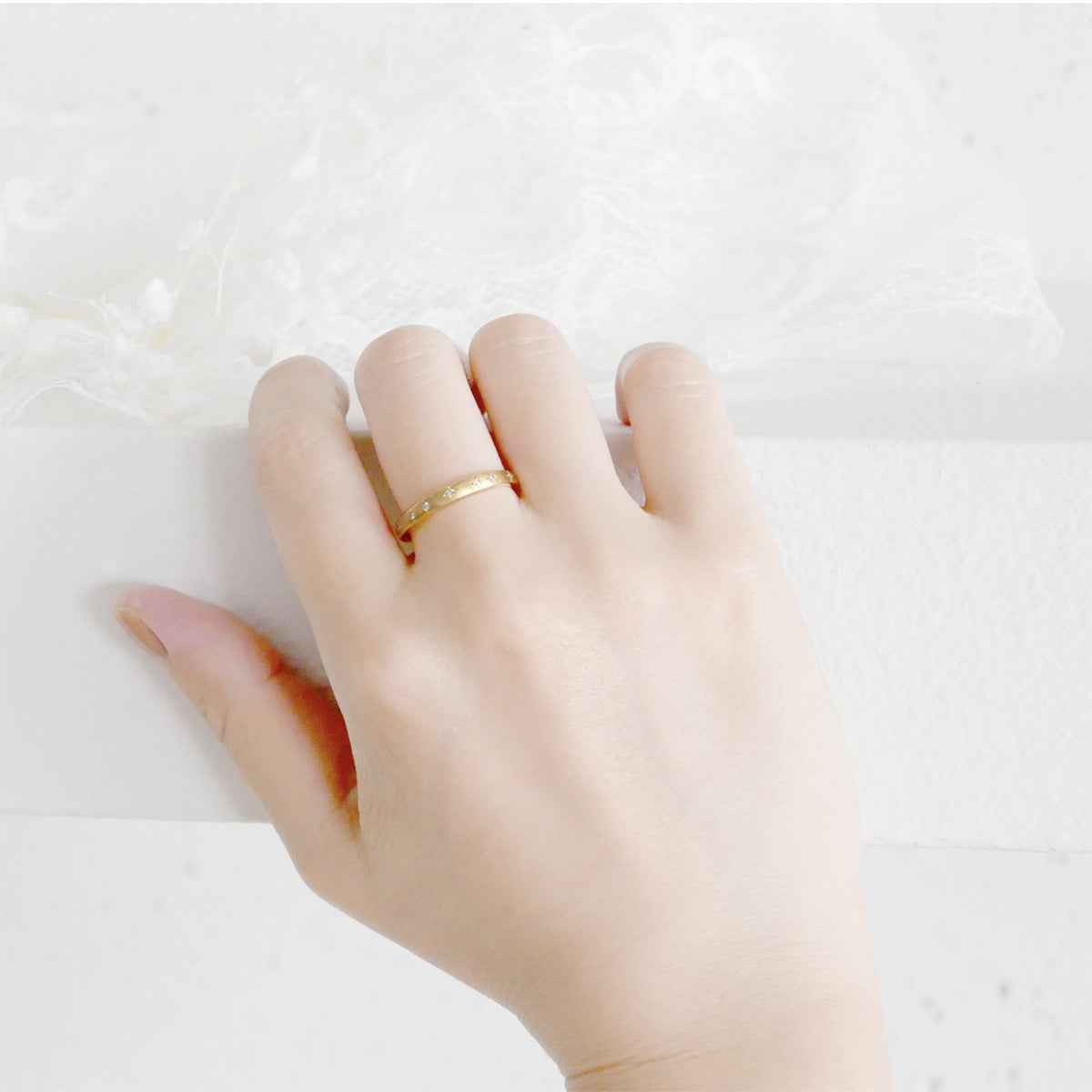 Starry Zircon Ring - Autumn S925 Silver-Plated Artsy Crystal Band | Affordable Luxury Celestial Jewelry for Women