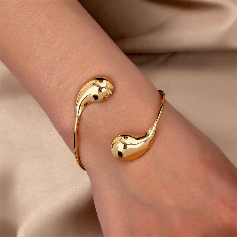 Versatile Water Drop Bracelet – Creative Minimalist Zinc Alloy, All-Match Everyday Style