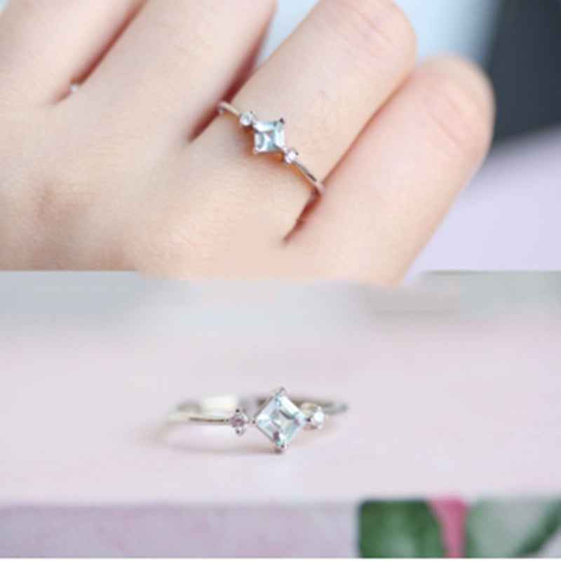 Lilac Princess Silver Ring - Elegant Sterling Silver Jewelry for Every Occasion