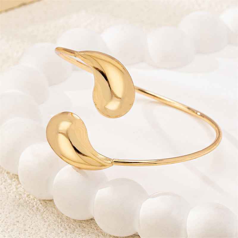 Versatile Water Drop Bracelet – Creative Minimalist Zinc Alloy, All-Match Everyday Style