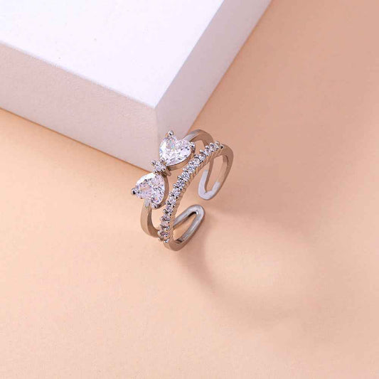 Adjustable Bow Knot Ring - Personalized Open Band | Women's European & American Fashion Jewelry