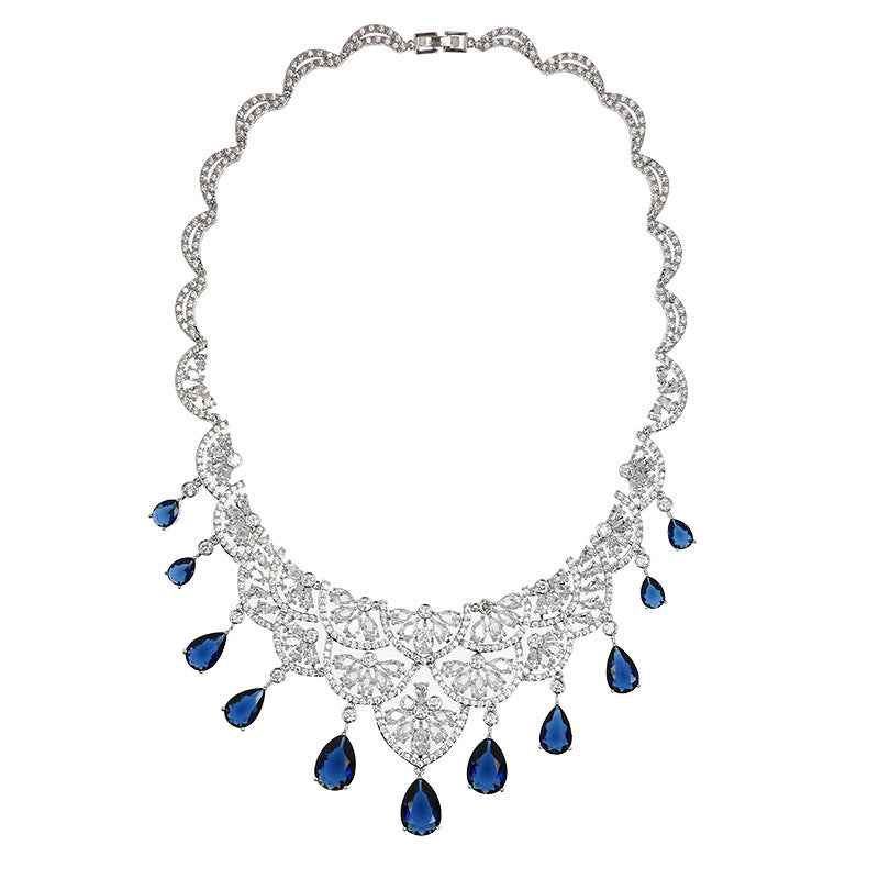 Grand Banquet CZ Jewelry Set - Elegant and Dazzling Accessories for Any Occasion