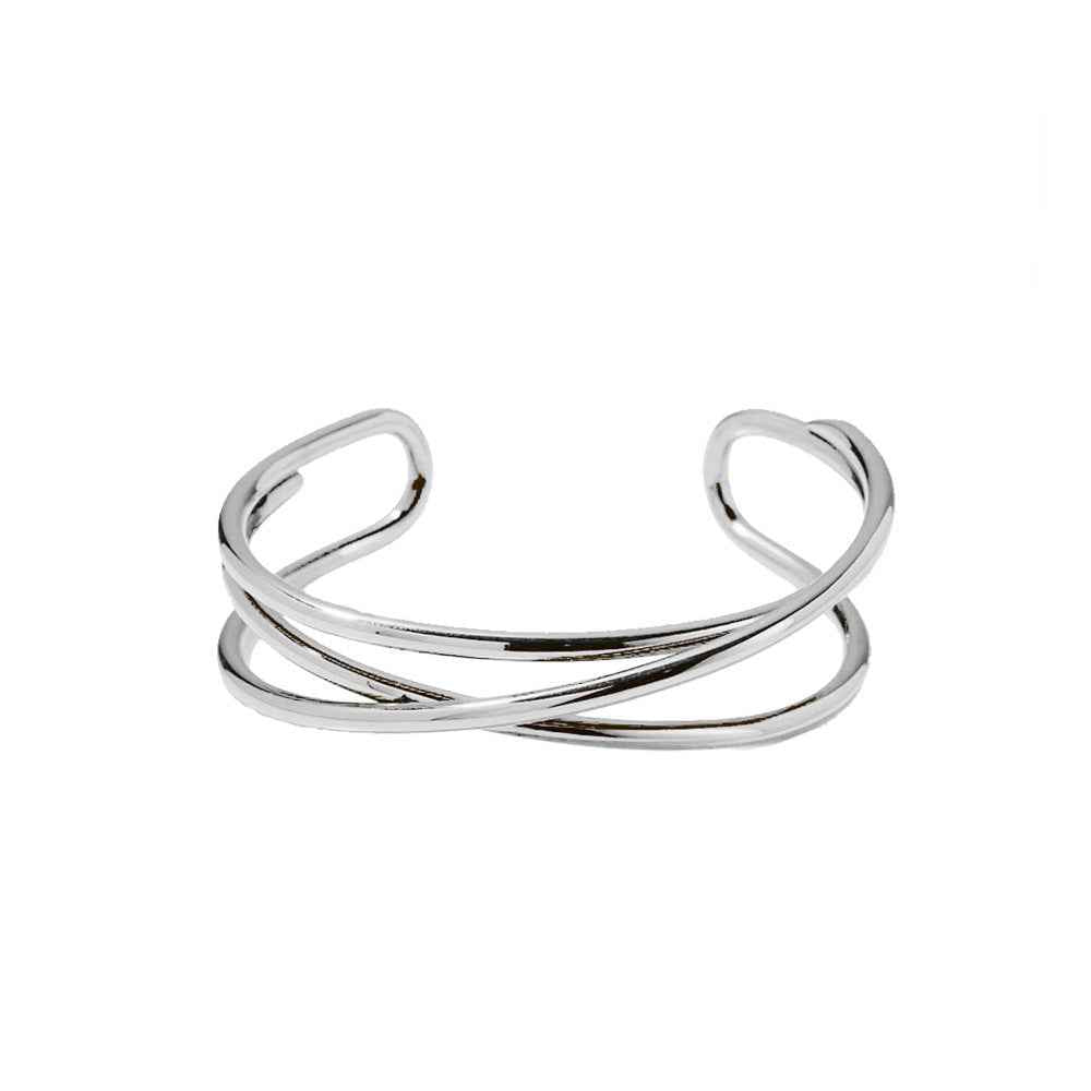 Minimalist Geometric Bracelet – European/American Style in Gold or Silver Electroplated