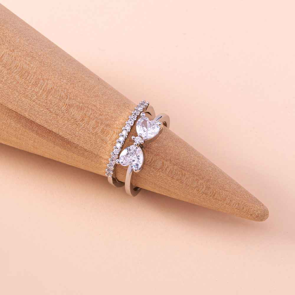 Adjustable Bow Knot Ring - Personalized Open Band | Women's European & American Fashion Jewelry