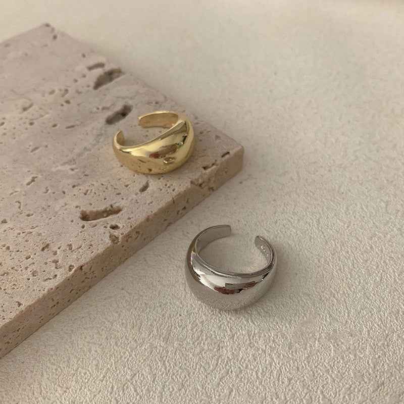 Vintage Circle Chain Tail Ring - Adjustable Crown Pinky Ring | Unisex Trendy Jewelry