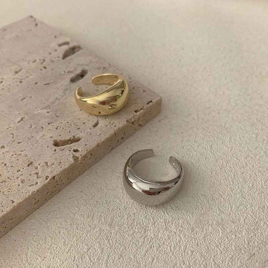 Vintage Circle Chain Tail Ring - Adjustable Crown Pinky Ring | Unisex Trendy Jewelry