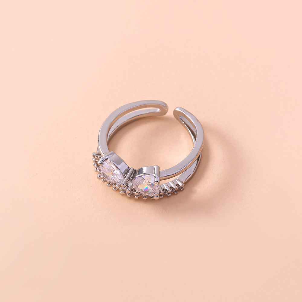 Adjustable Bow Knot Ring - Personalized Open Band | Women's European & American Fashion Jewelry