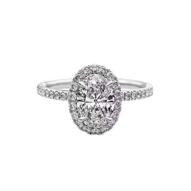 Stunning Oval Cut Moissanite Ring for Timeless Promises