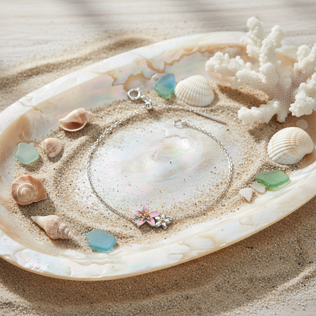 Dainty Cherry Blossom Bracelet - Eterna