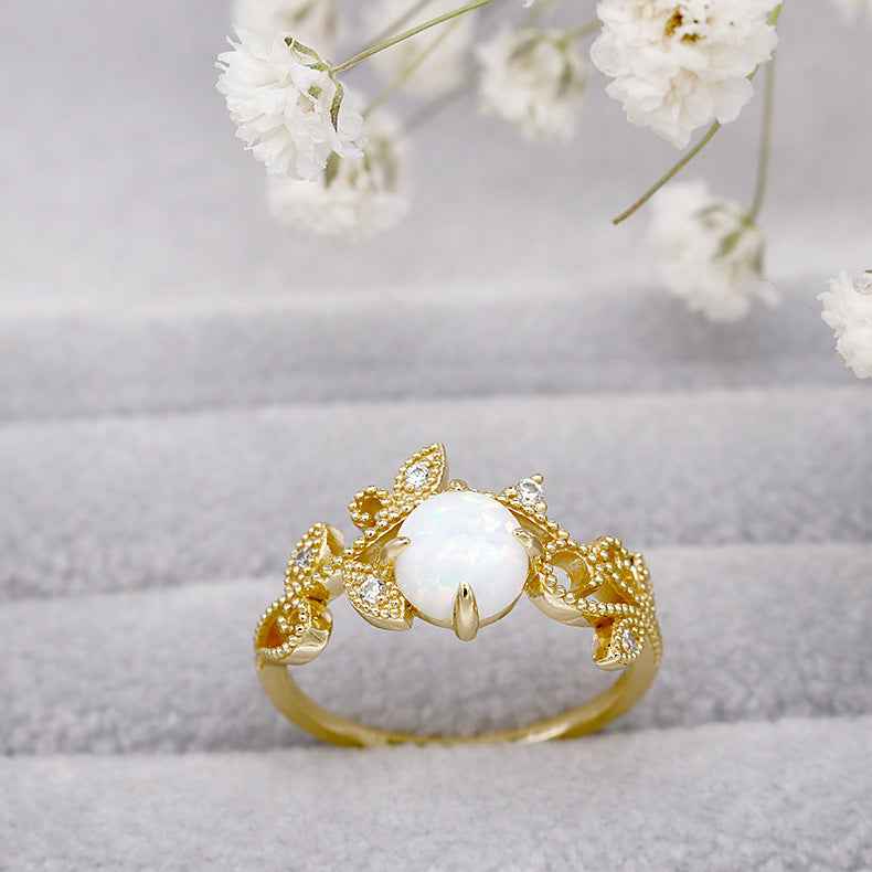 Sterling Silver Gold Ring with K Gold Plating