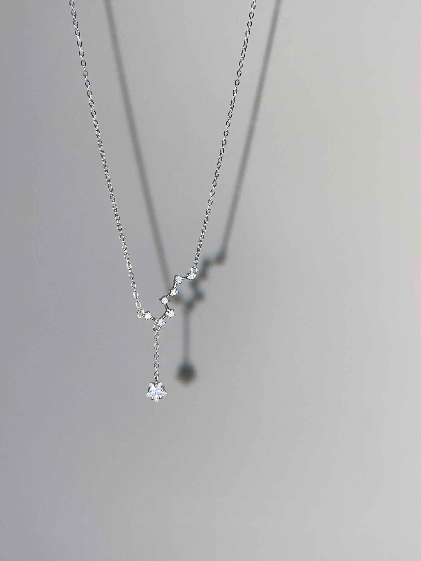 Big Dipper Necklace - Sterling Silver or Gold-Plated Celestial Star Pendant