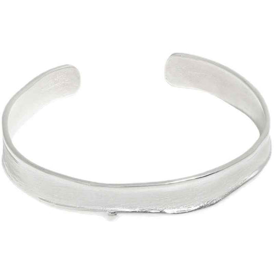 Pure Silver Minimalist Cuff for Timeless Elegance in .999 Silver