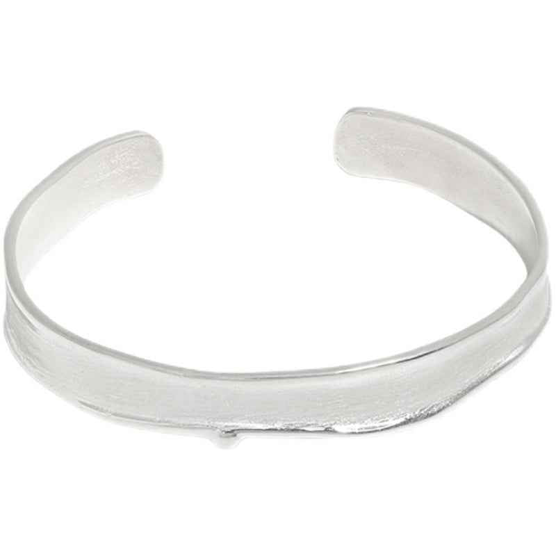 Pure Silver Minimalist Cuff for Timeless Elegance in .999 Silver