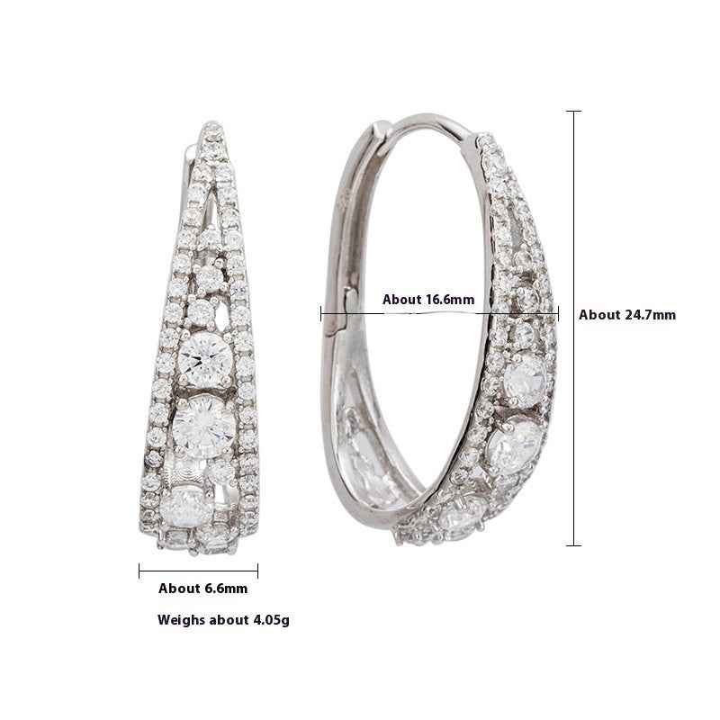 Elegant Hoop Earrings - Exquisite Filigree Design