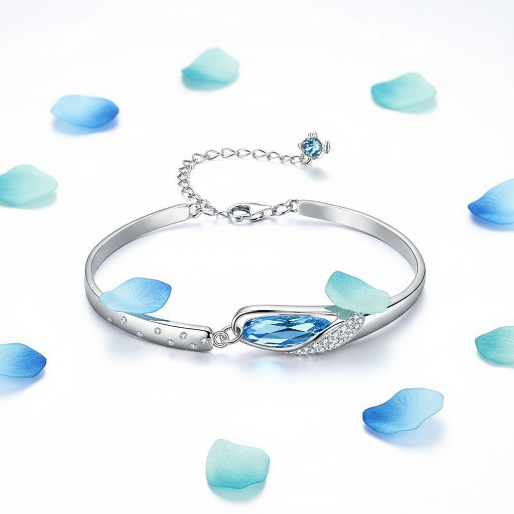 Zodiac Constellation Crystal Bracelet – S925 Sterling Silver, Twelve Signs - Eterna