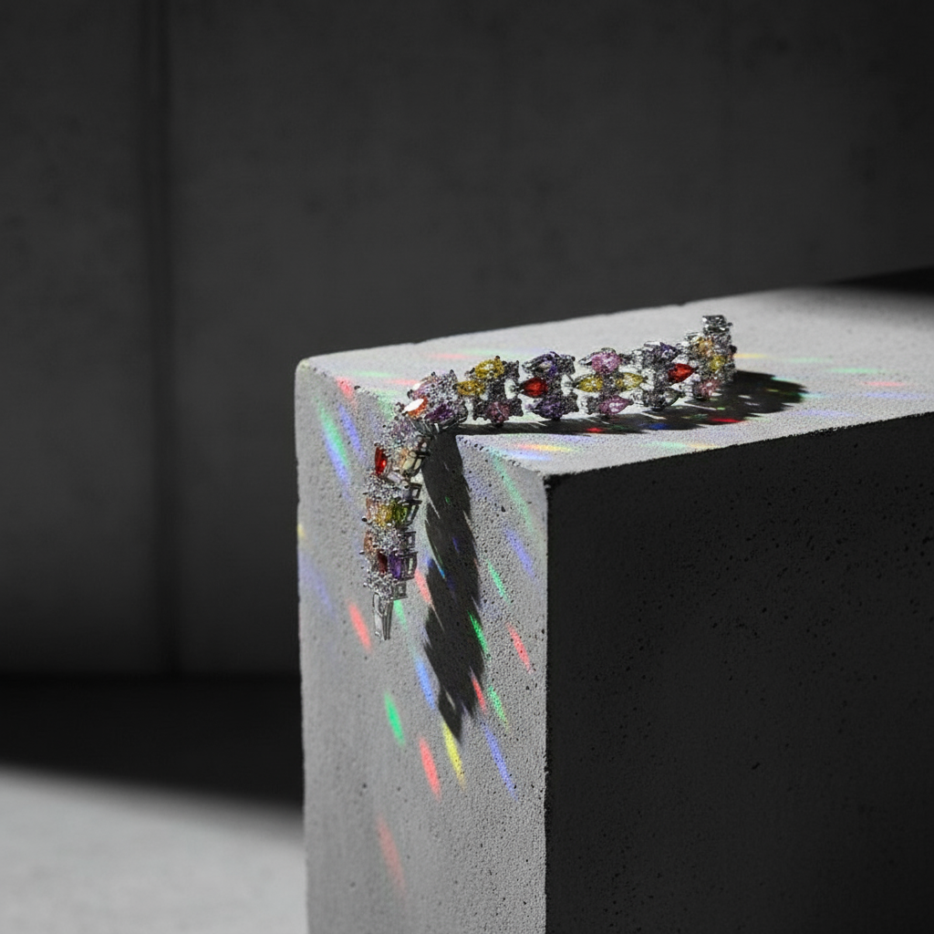 Elegant Double Row Evening Bracelet - The Perfect Elegant Evening Bracelet for Your Next Event - Eterna