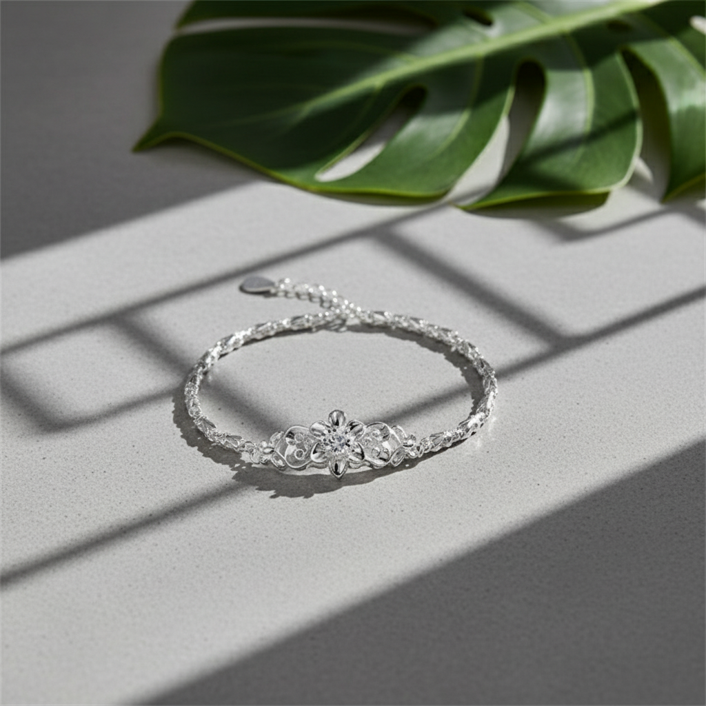 Floral Filigree Bracelet - Eterna