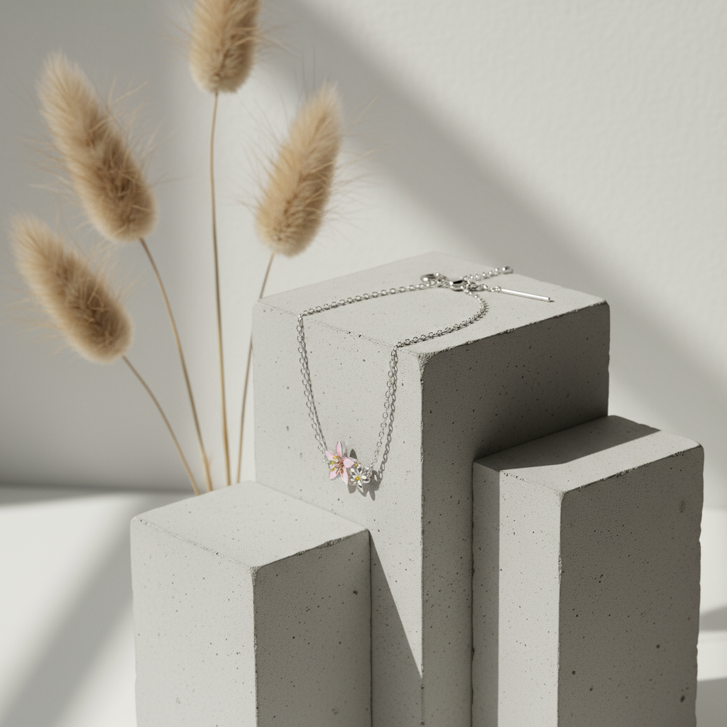 Dainty Cherry Blossom Bracelet - Eterna