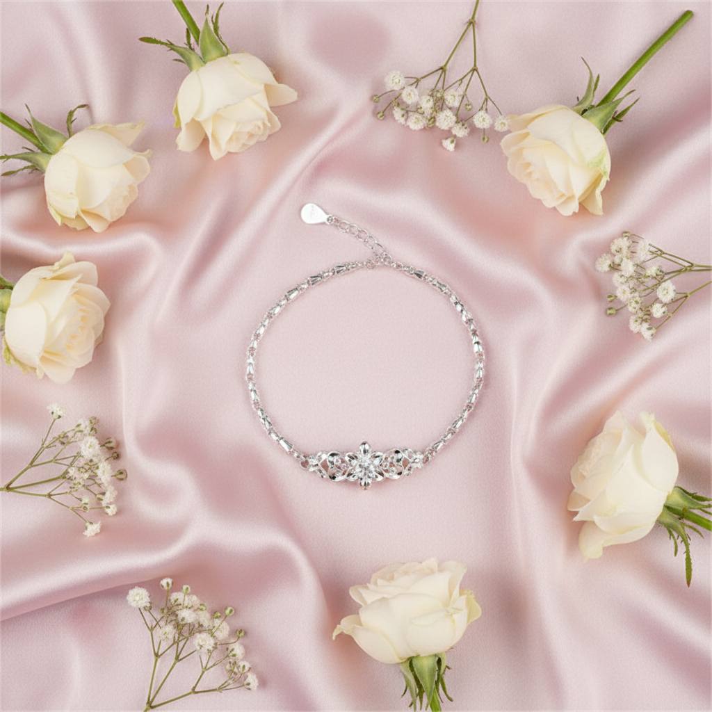 Floral Filigree Bracelet - Eterna