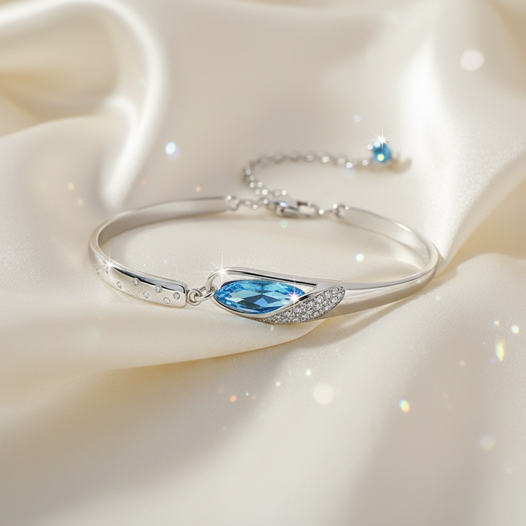 Zodiac Constellation Crystal Bracelet – S925 Sterling Silver, Twelve Signs - Eterna